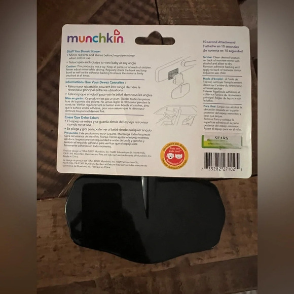 Munchkin Adjustable Backseat Car Mirror New Nwt - Picture 3 of 4